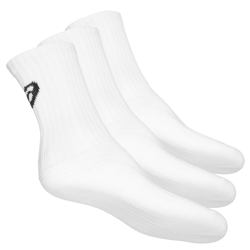 3PPK CREW SOCK WHITE