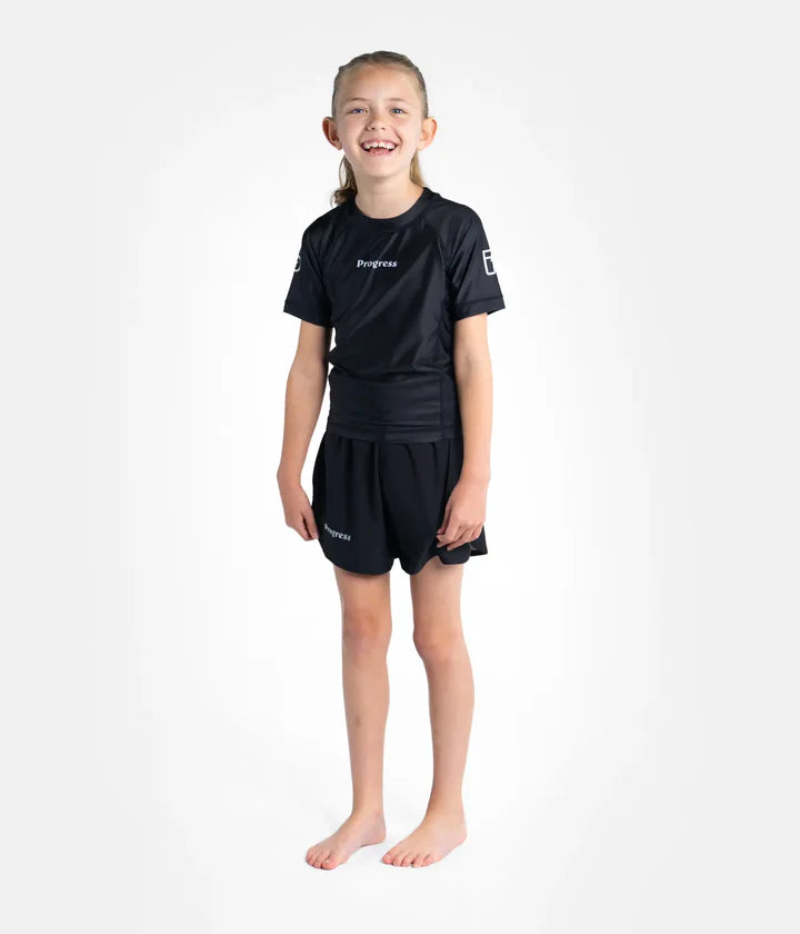 Progress Kids Academy Rashguard - Black