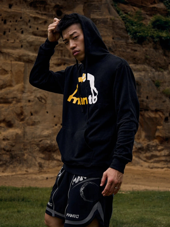 MANTO hoodie LOGO 25 black
