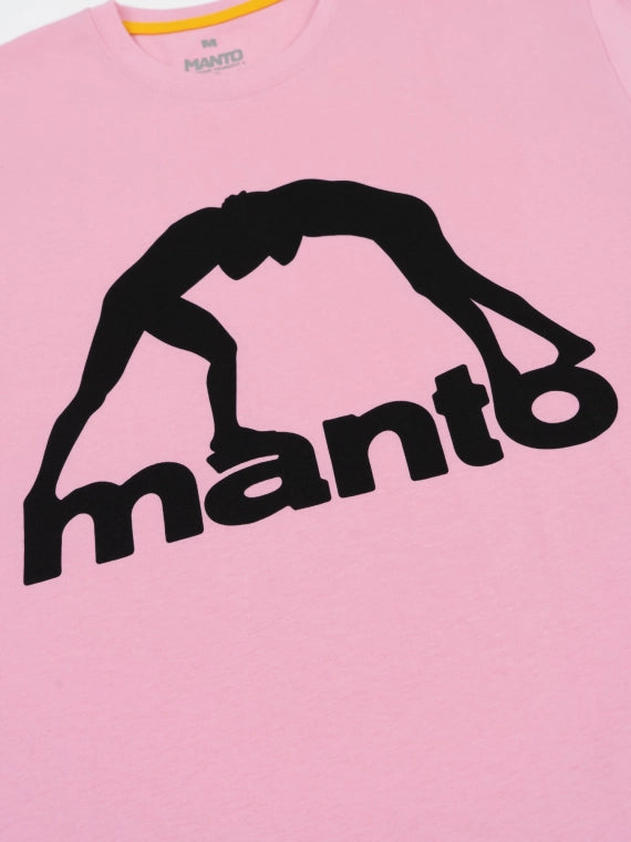 T-shirt MANTO VIBE 25 rose et noir