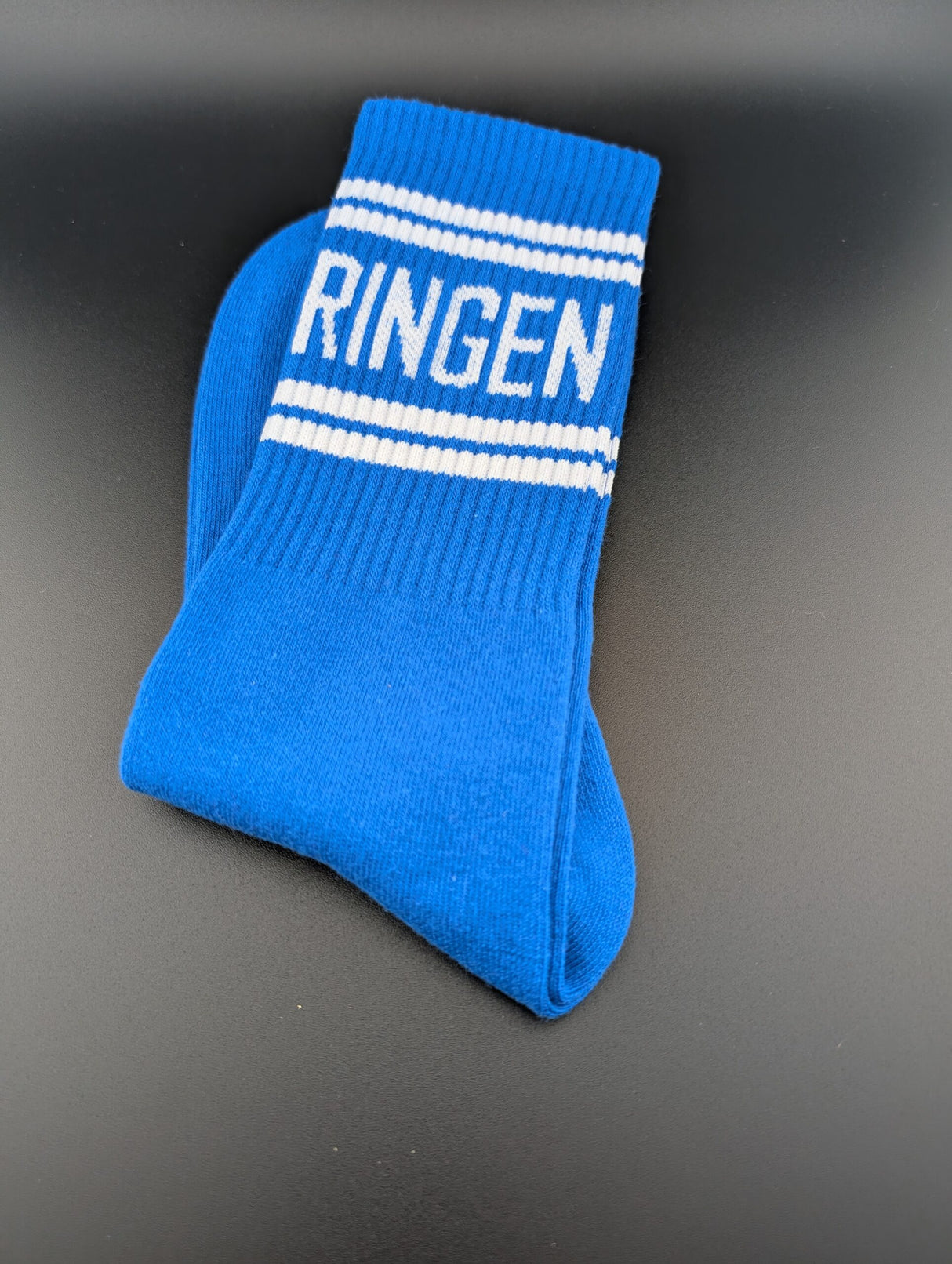 Ringersocken Blau