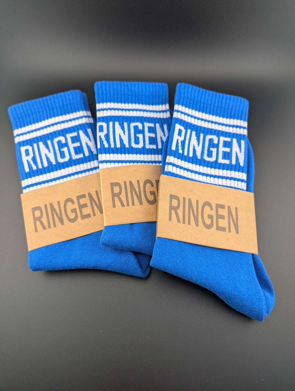 Ringersocken Blau