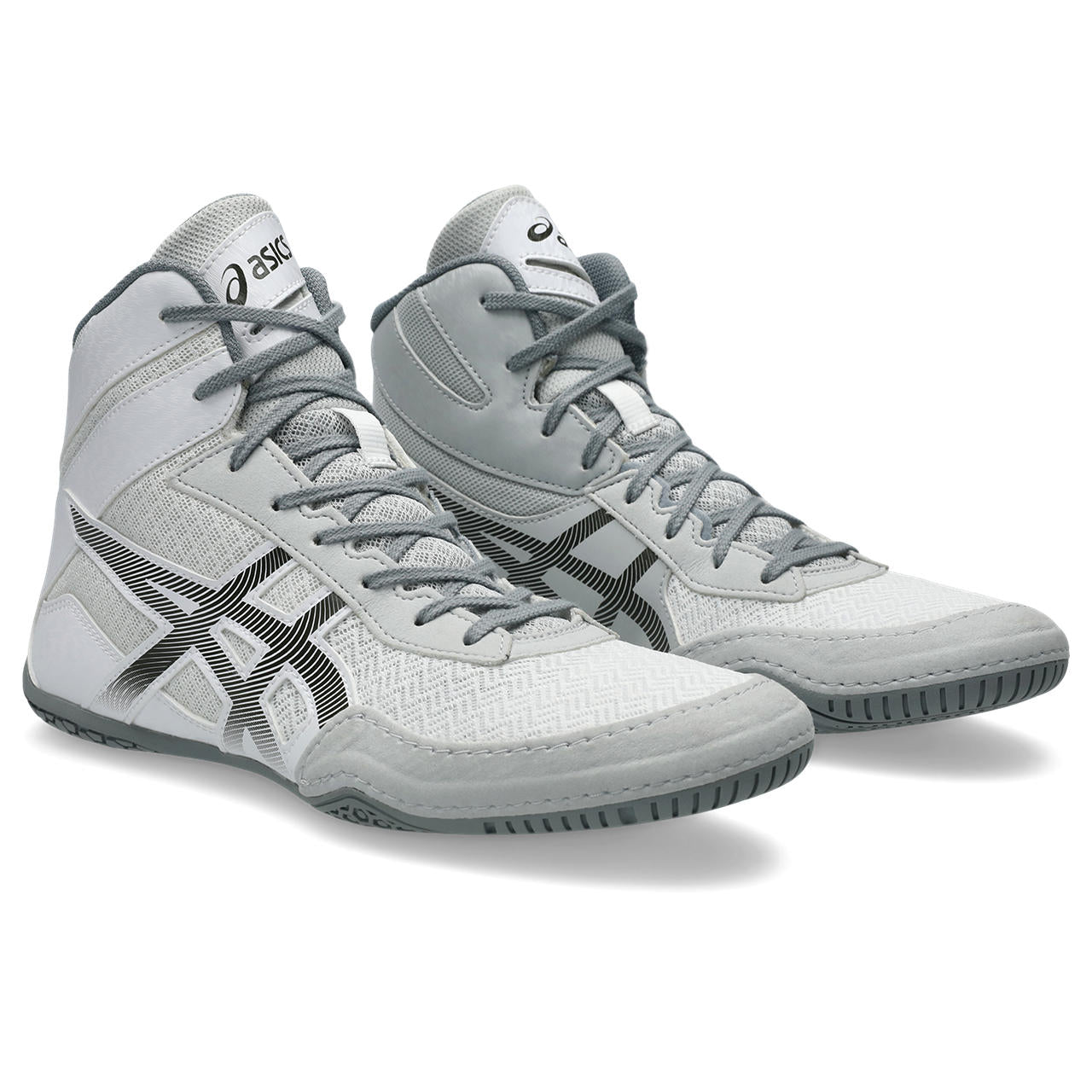 Asics MATCONTROL 3 ​​White/Gunmetal wrestling shoes white – Home