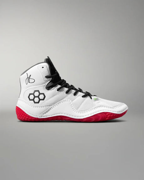 JB1 Wrestling Shoes - White Hot right side