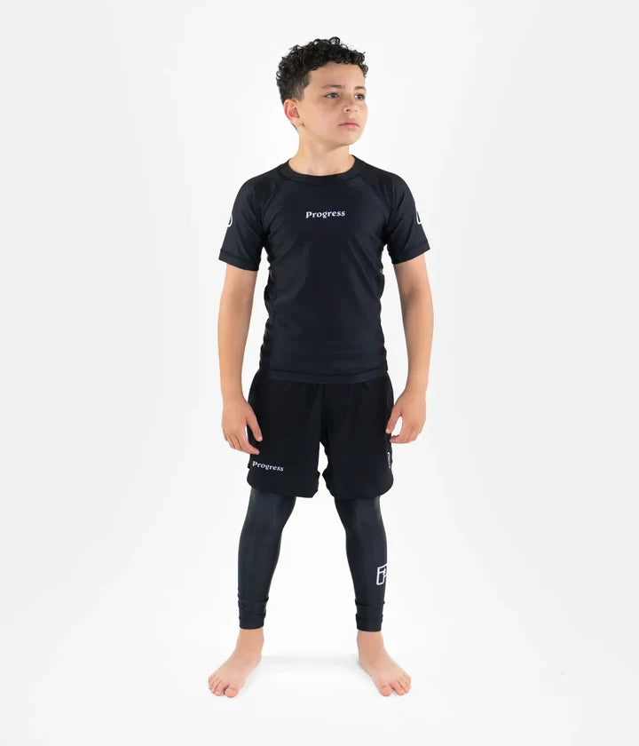 Progress Kids Academy Rashguard - Black