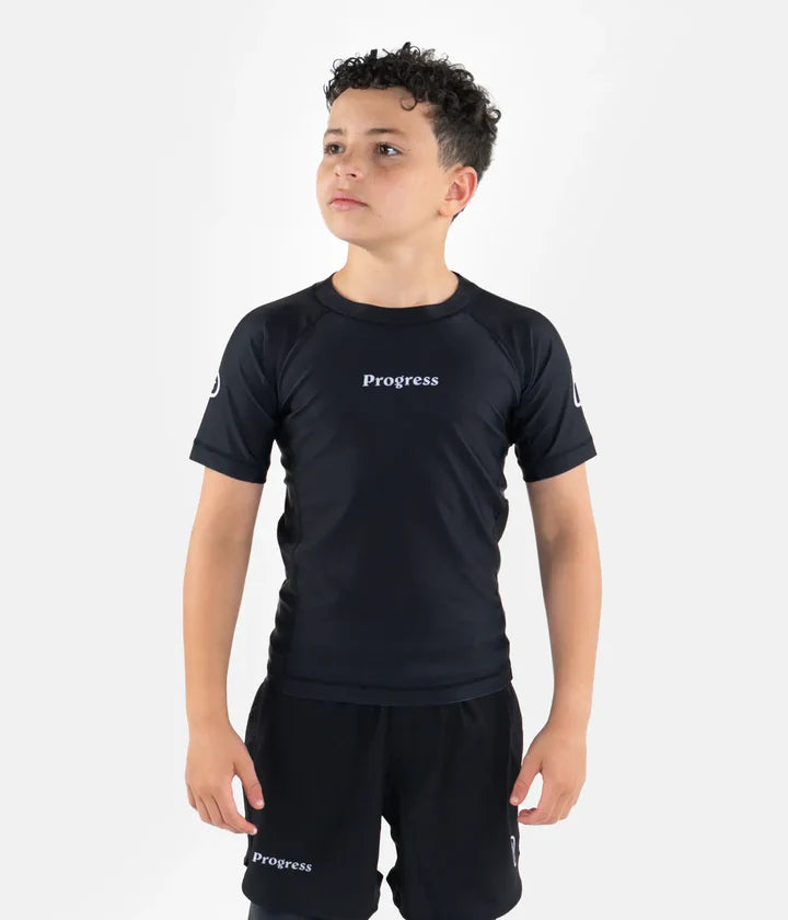 Progress Kids Academy Rashguard - Black