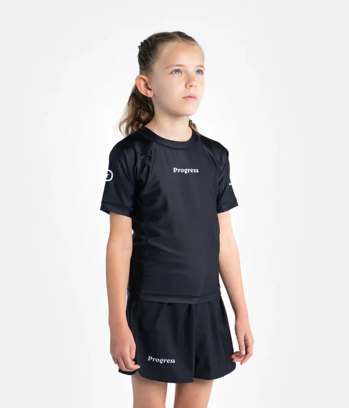 Progress Kids Academy Rashguard - Black