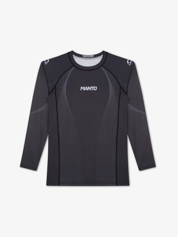 MANTO long sleeve rashguard FLOW black