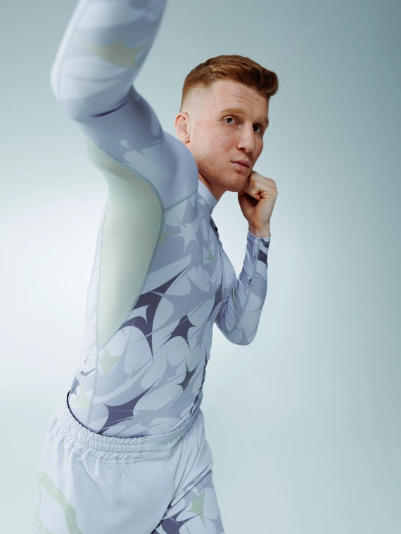 T-shirt anti-UV à manches longues MANTO TERRA gris