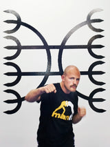 T-shirt MANTO LOGO noir