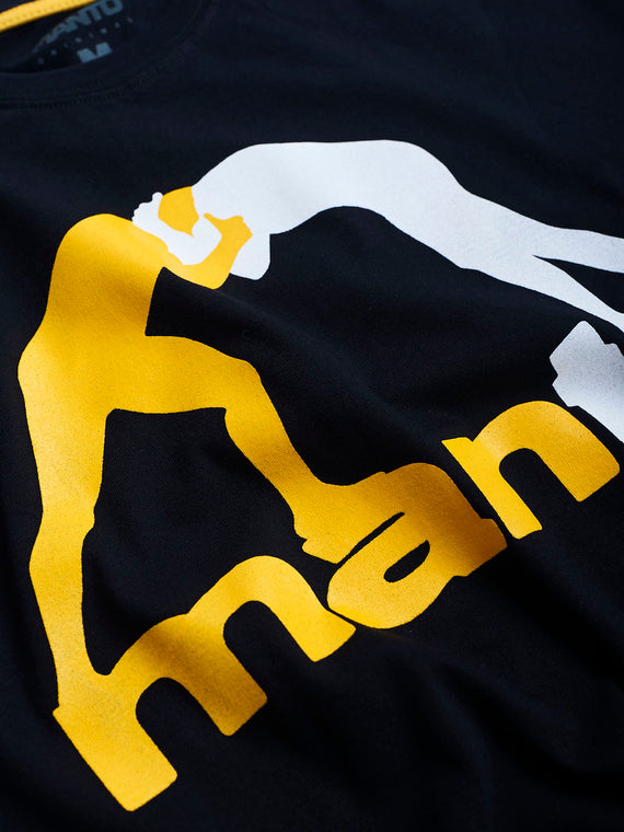 T-shirt MANTO LOGO noir