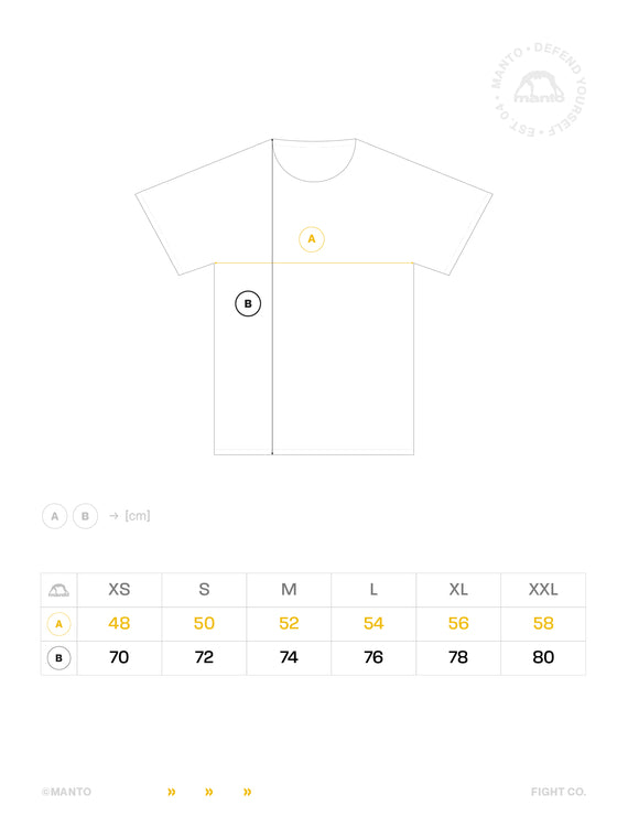 T-shirt MANTO LOGO noir