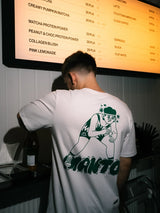 T-shirt MANTO LUTEK WRESTLER blanc