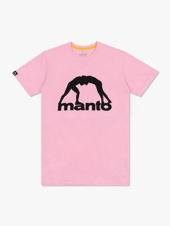 T-shirt MANTO VIBE 25 rose et noir