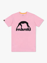 T-shirt MANTO VIBE 25 rose et noir