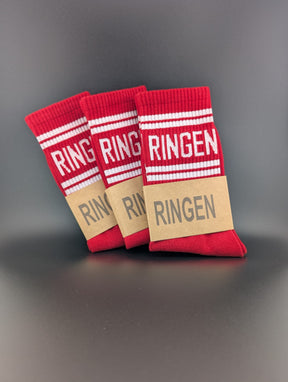 Socken Ringersocken Rot