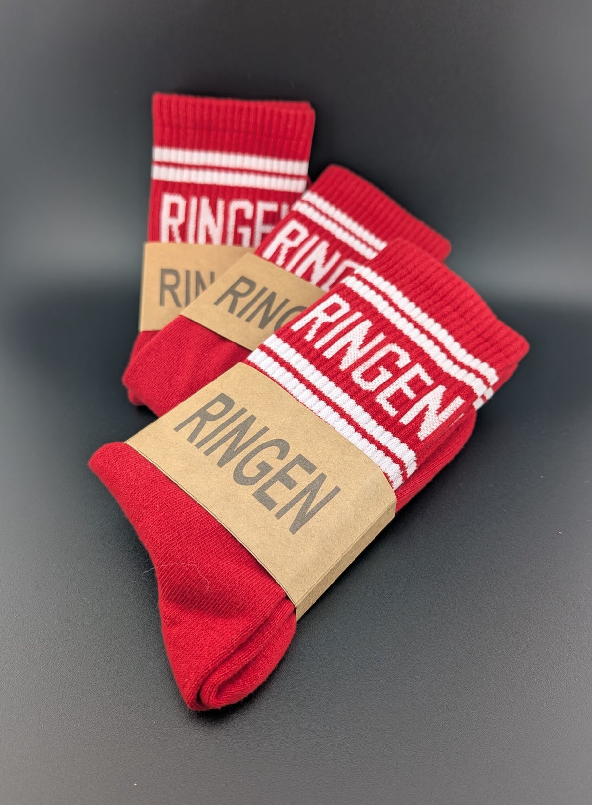 Socken Ringersocken Rot