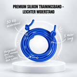 Premium Silikon-Trainingsband Blau, 10 mm – Produktansicht