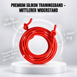 Premium Silikon-Trainingsband Rot, 14 mm – Produktansicht