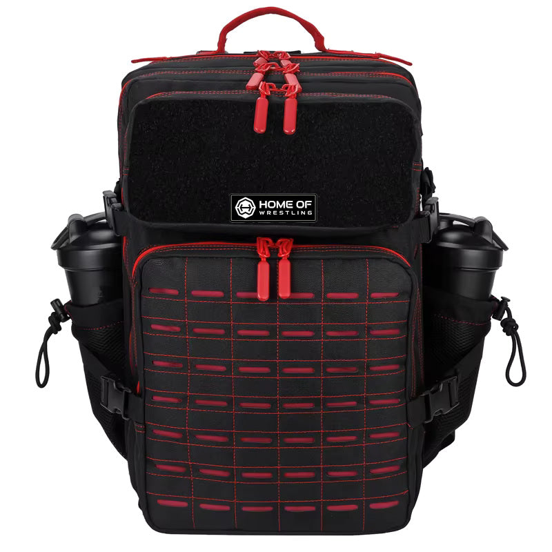 Premium Tactical Backpack 45L – Schwarz/Rot