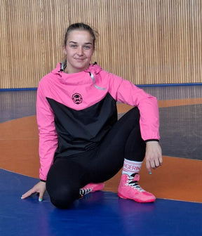 Schwitzanzug, Sauna Suit, Schwarz/Pink – Produktansicht 1