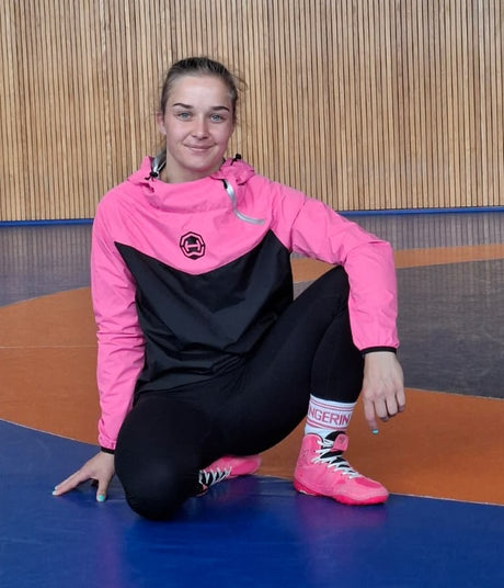 Schwitzanzug, Sauna Suit, Schwarz/Pink – Produktansicht 1