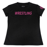 T-Shirt HoW Wrestling - Schwarz/Pink