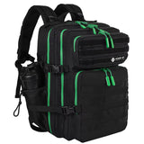Tactical Backpack in Schwarz/Grün – 25 L und 45 L