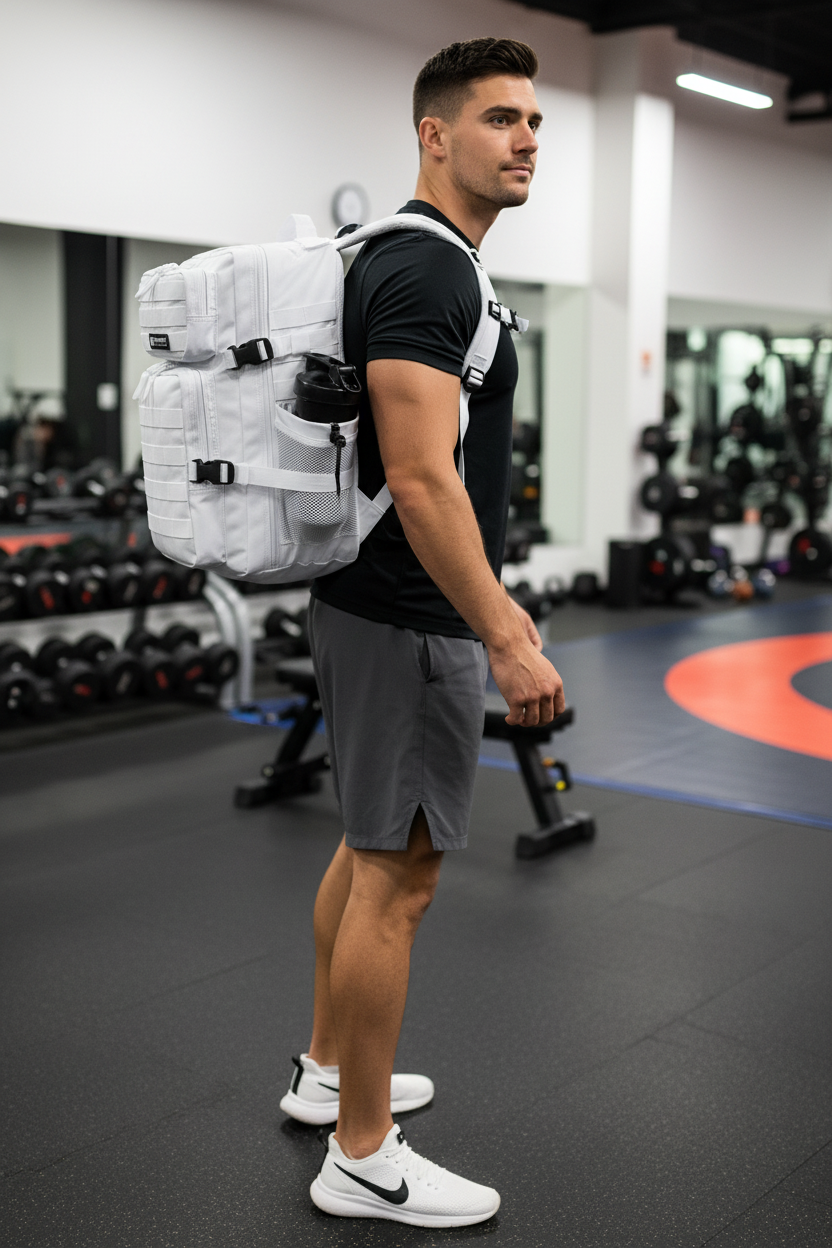 Tactical Backpack – Weiss