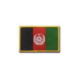 Gestickter Klett-Patch mit Flagge von Afghanistan