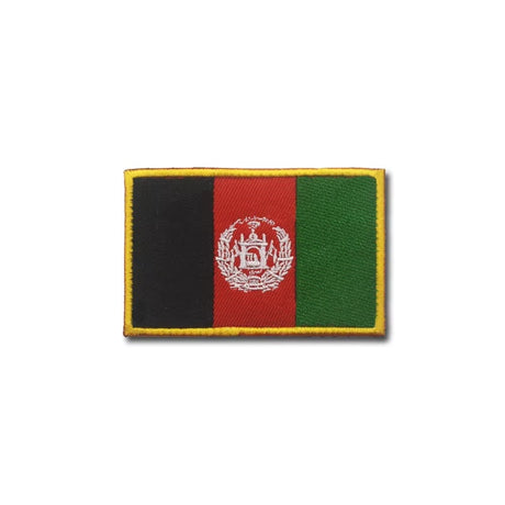 Gestickter Klett-Patch mit Flagge von Afghanistan
