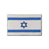 Gestickter Klett-Patch mit Flagge von Israel