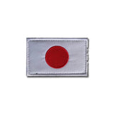Gestickter Klett-Patch mit Flagge von Japan