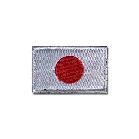 Gestickter Klett-Patch mit Flagge von Japan