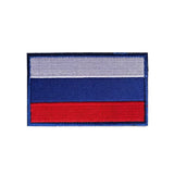 Gestickter Klett-Patch mit Flagge von Russland