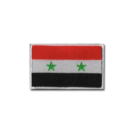 Gestickter Klett-Patch mit Flagge von Syrien