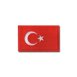 Gestickter Klett-Patch mit Flagge von Türkei