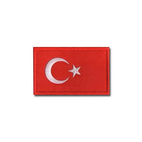 Gestickter Klett-Patch mit Flagge von Türkei