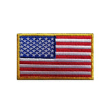 Gestickter Klett-Patch mit Flagge von USA