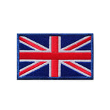 Gestickter Klett-Patch mit Flagge von Vereinigtes Königreich