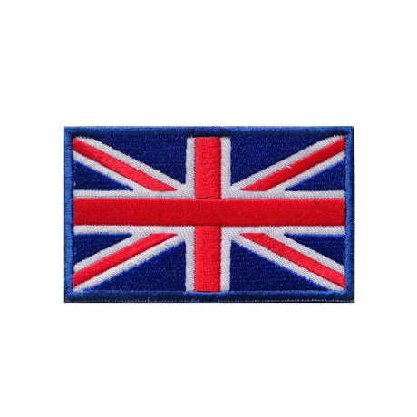Gestickter Klett-Patch mit Flagge von Vereinigtes Königreich