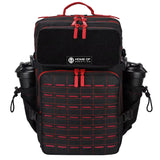 Premium Tactical Backpack 45L in Schwarz/Rot