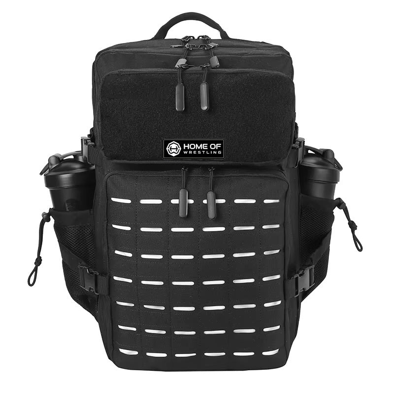 Premium Tactical Backpack 45L in Schwarz/Weiss