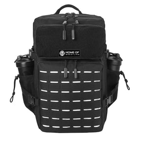 Premium Tactical Backpack 45L in Schwarz/Weiss