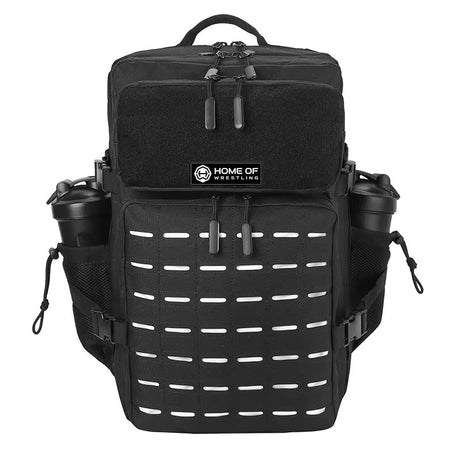 Premium Tactical Backpack 45L in Schwarz/Weiss