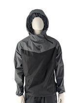 Schwitzanzug, Sauna Suit, Schwarz/Grau