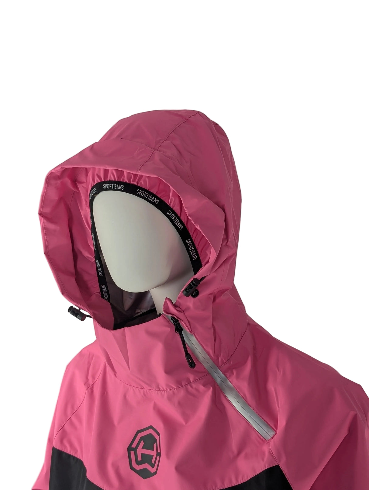 Schwitzanzug, Sauna Suit, Schwarz/Pink