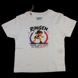T-Shirt Ringen Mädchen - Weiss