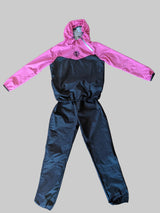 Schwitzanzug, Sauna Suit, Schwarz/Pink
