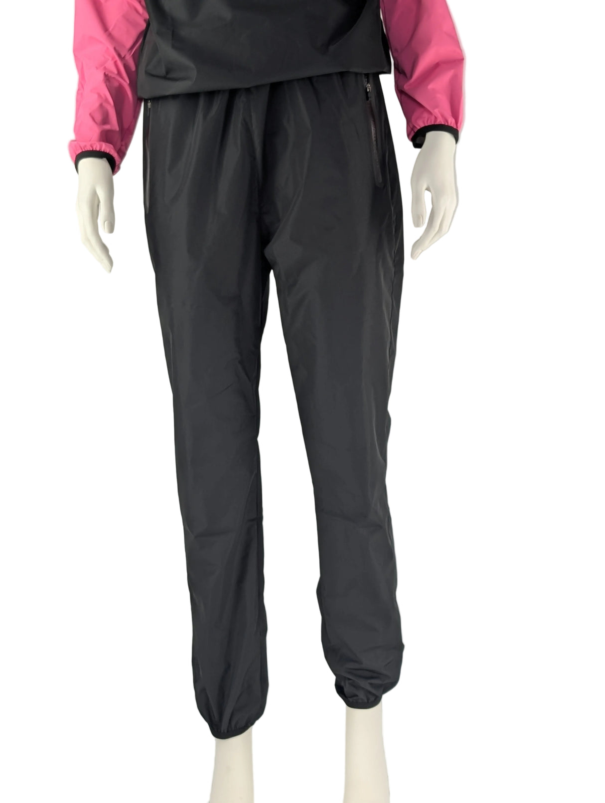 Schwitzanzug, Sauna Suit, Schwarz/Pink